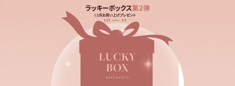 ディアダリア】ラッキーボックス第二弾＆1月お買い上げプレゼント